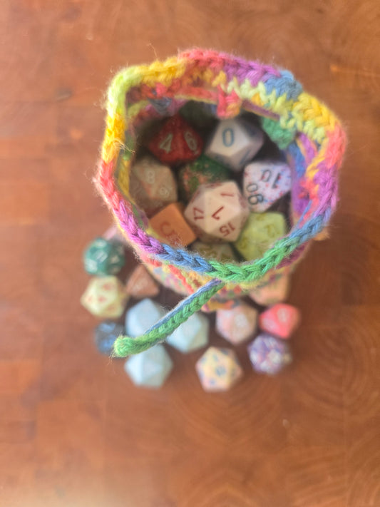Rainbow Dice Bag