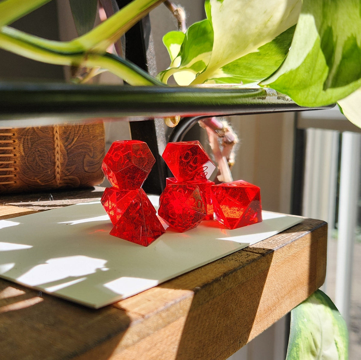 Vampire's Offering | Spooky Series Dice - 7-Piece Dice Set