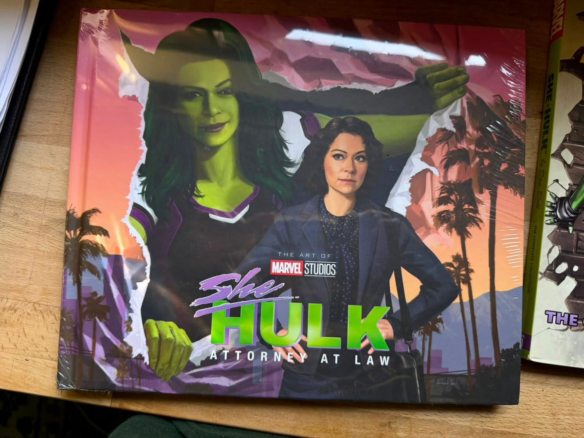 The Art of Marvel Studios' She-Hulk: Attorney at Law signed by Tatiana Maslany