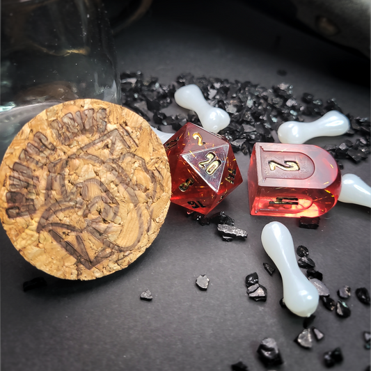 Burning Embers - 7-Piece Dice Set