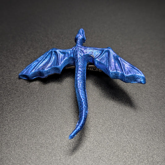 Blue Dragon Hair Clip