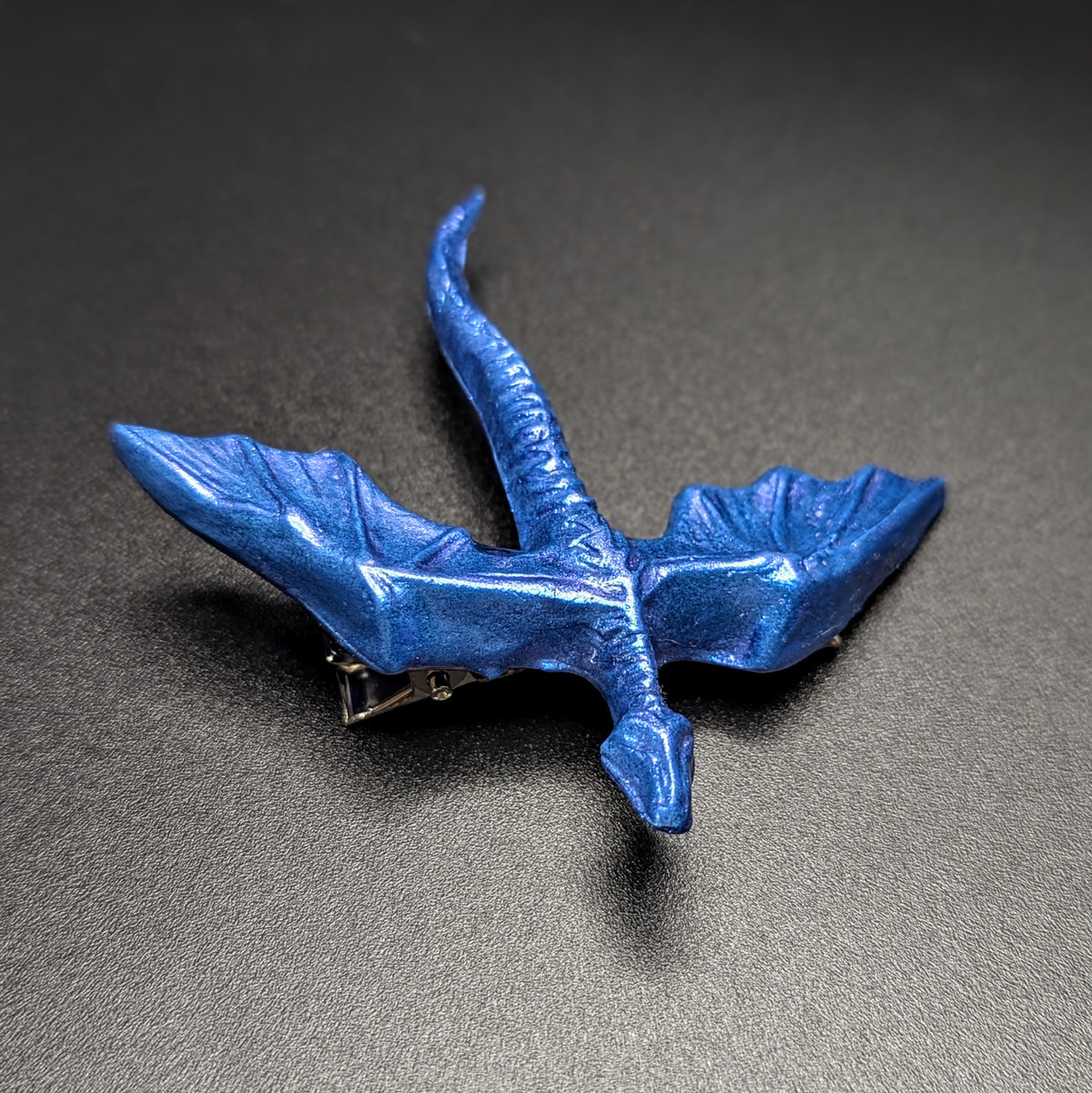 Blue Dragon Hair Clip