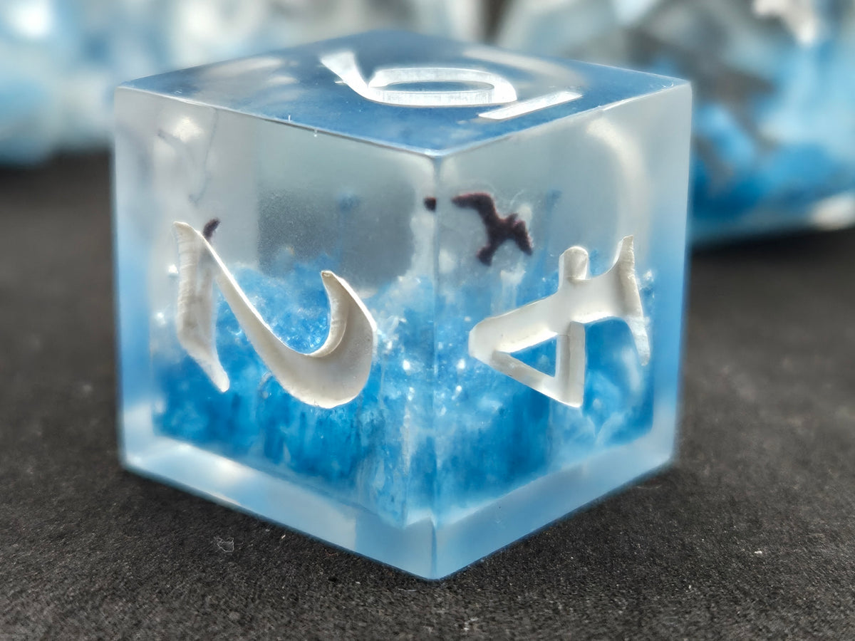 Fly On To Calmer Waters - 7-Piece Dice Set