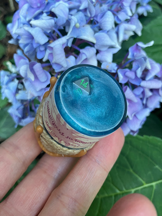 Potion of Probability - Mini Floating d20 Dice Potion