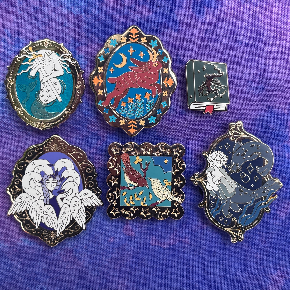 Forgotten Fables Pin Set - Blue