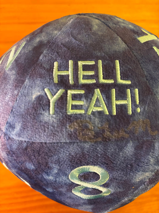Emotional Support Dice Plush SIGNED by Brennan Lee Mulligan