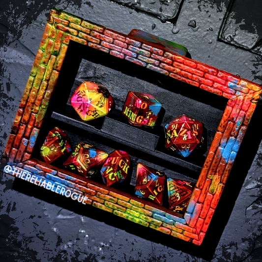The Resistance - 8-Piece Dice Set + Display