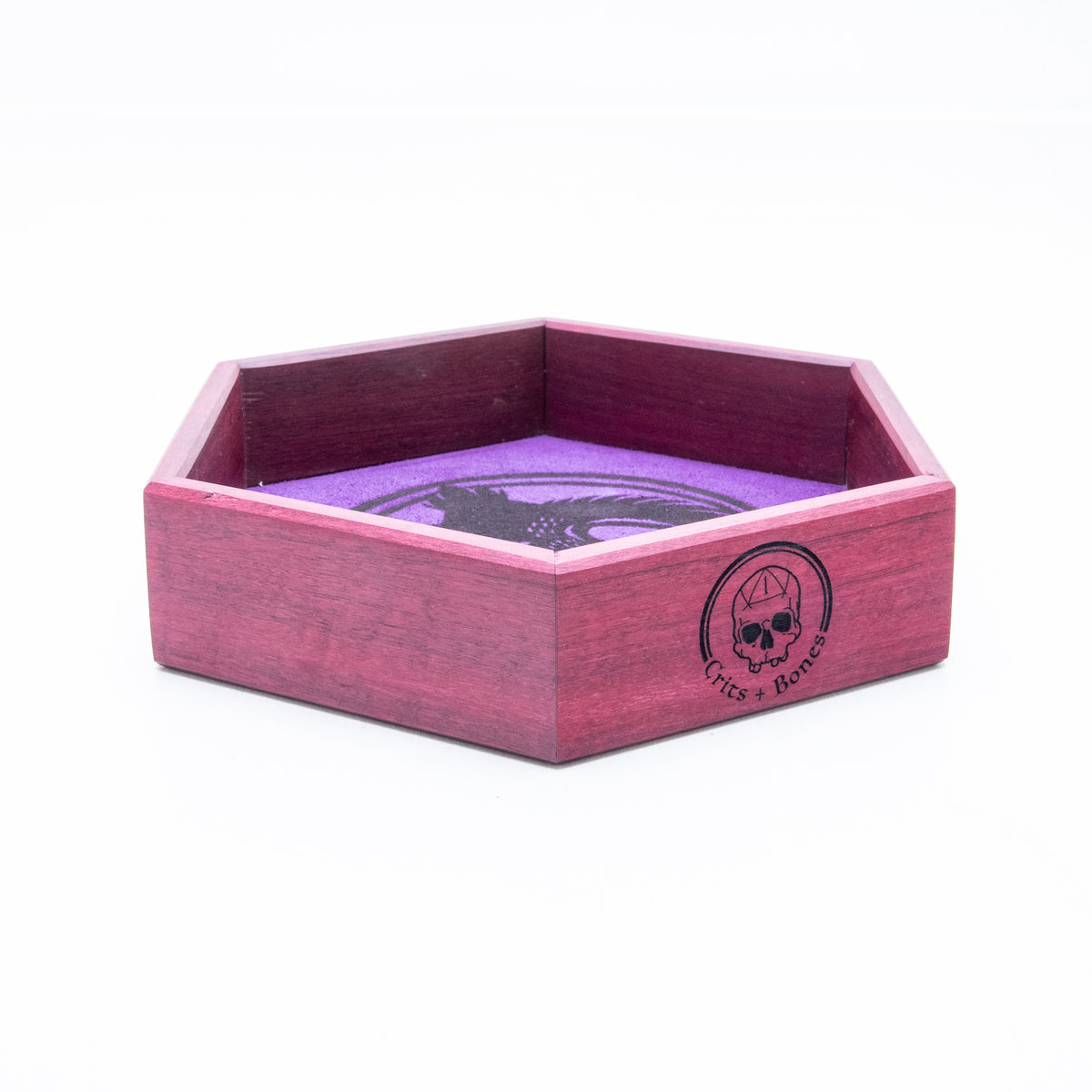Purpleheart Rebel Loon Hex Rolling Tray