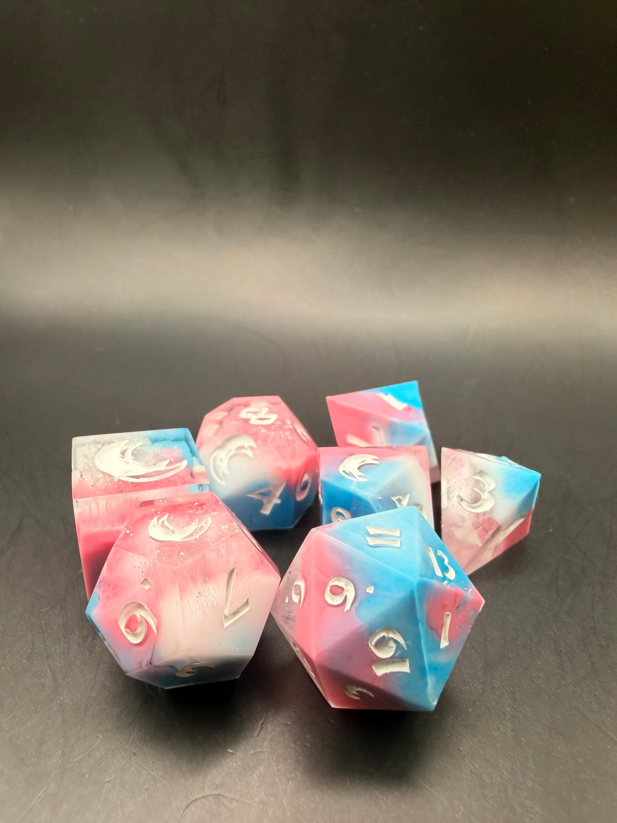 Trans Pride - 7-Piece Dice Set