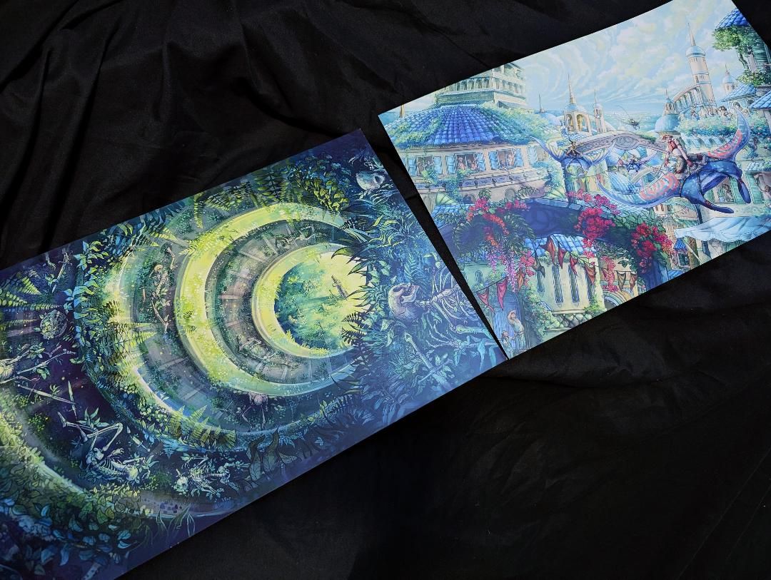 Illustration "Crypt" and "Manta Race" Bundle - Signed by Cait May