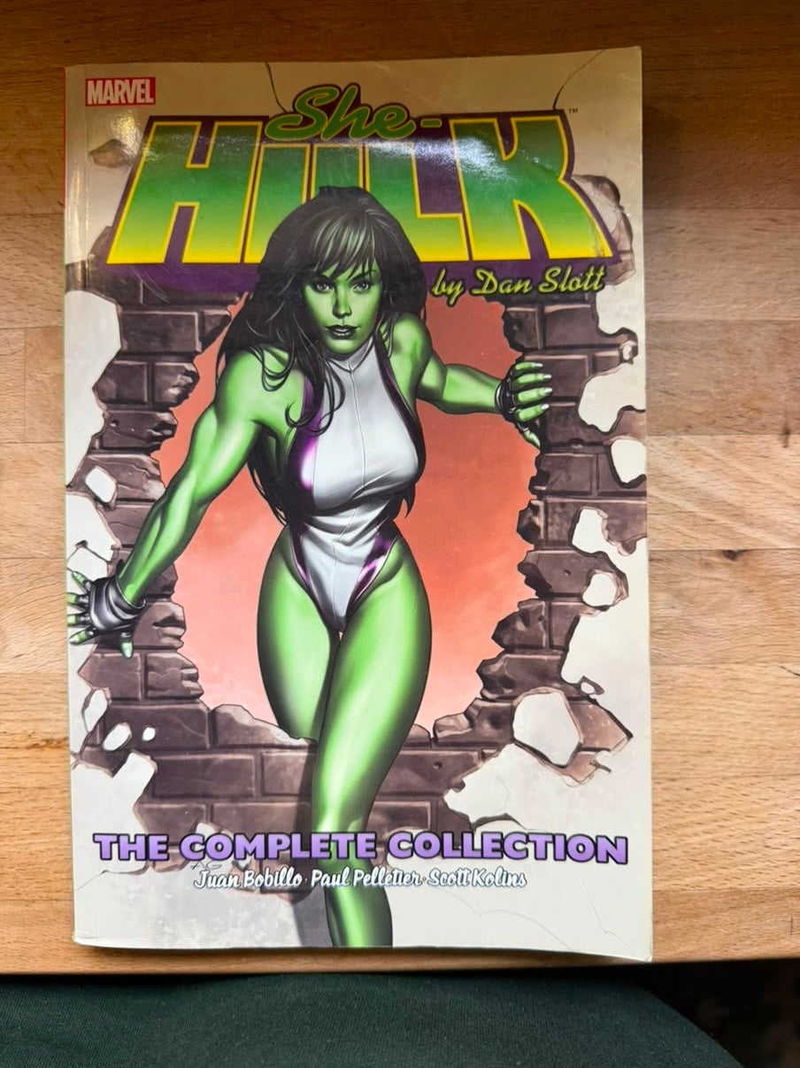 She-Hulk by Dan Slott: The Complete Collection (2014) signed by Tatiana Maslany