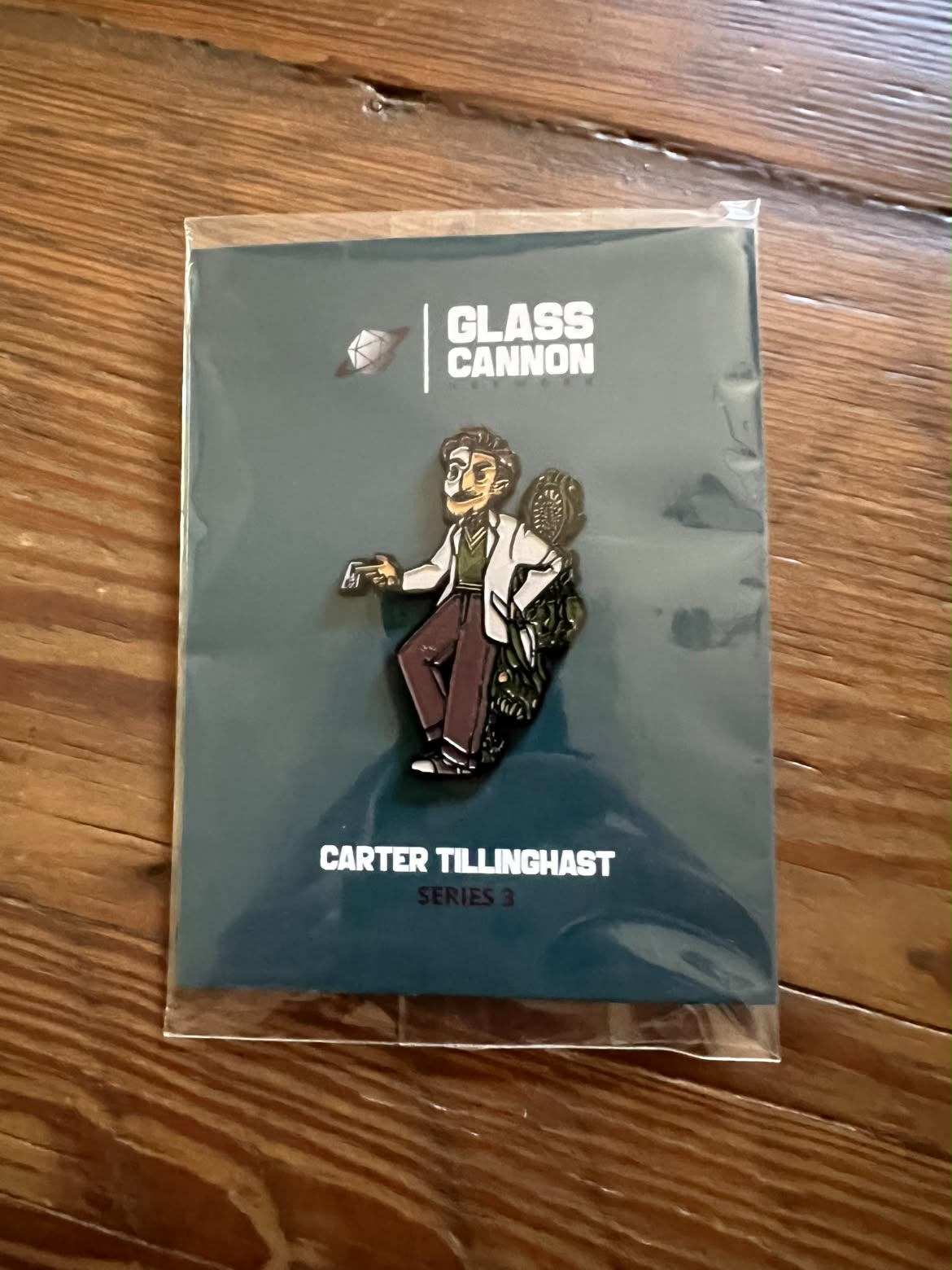 Time for Chaos Carter Tillinghast Pin - Signed by Rob Kerkovich