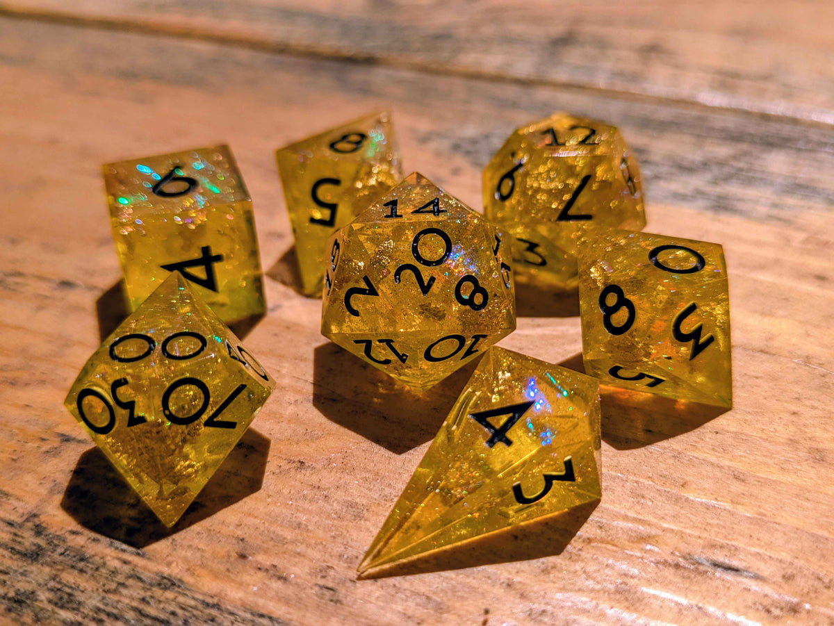 Sunlit - 8-Piece Dice Set