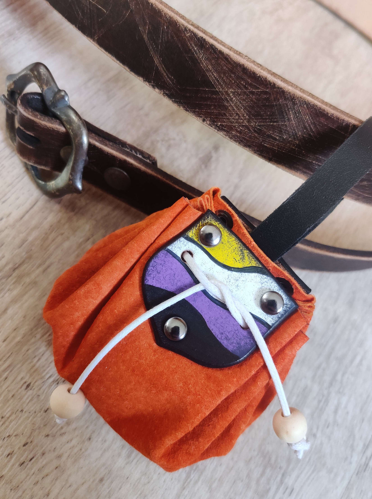 Leather Dicebag Commission