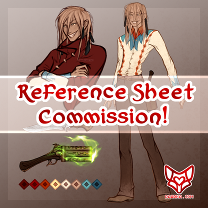 Character Reference Sheet Commission