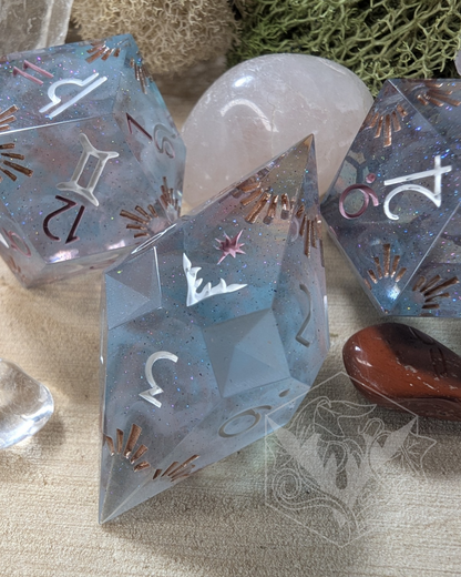 Transcendant - Set of 3d12 Astrology Dice
