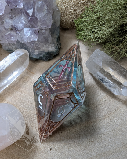 Trans Flag Oversized Gothic d10