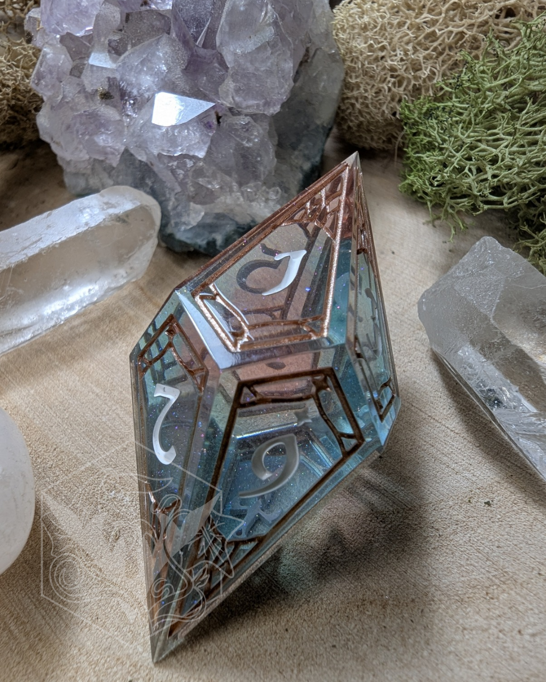 Trans Flag Oversized Gothic d10