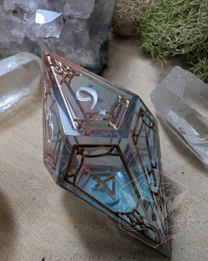 Trans Flag Oversized Gothic d10