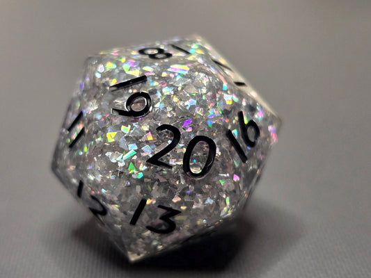Crushed Ice - 22m Spindown d20