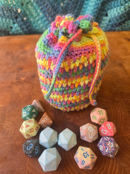 Rainbow Dice Bag