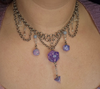 Lucida Veritas - Chainmaille and Dice Choker