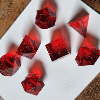 Vampire's Offering | Spooky Series Dice - 7-Piece Dice Set