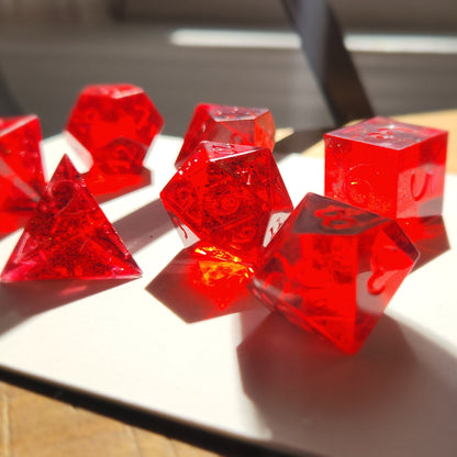 Vampire's Offering | Spooky Series Dice - 7-Piece Dice Set