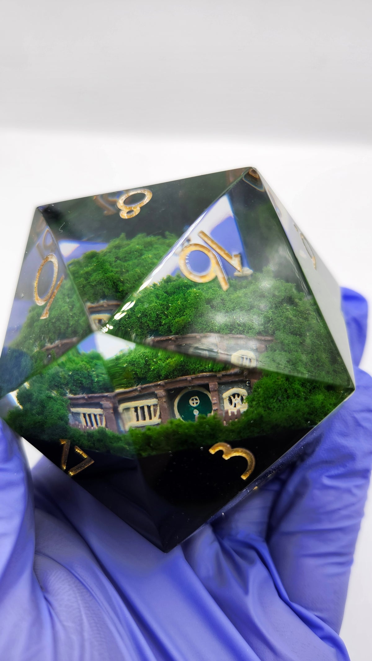 In a D20 There Lived a Hobbit - 60mm d20
