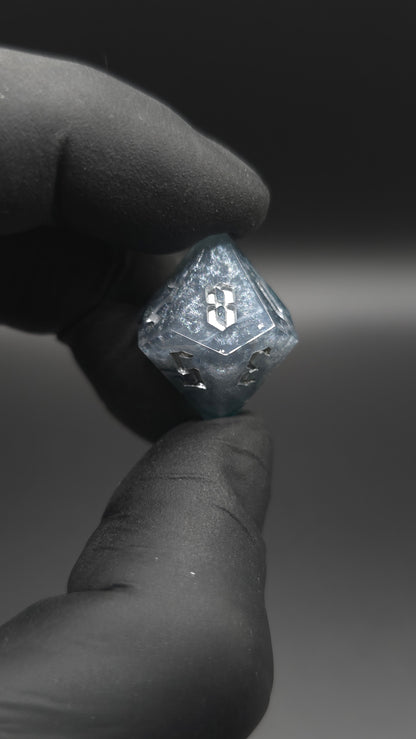 Breaking the Ice - 9-Piece Dice Set + 40mm Chonk