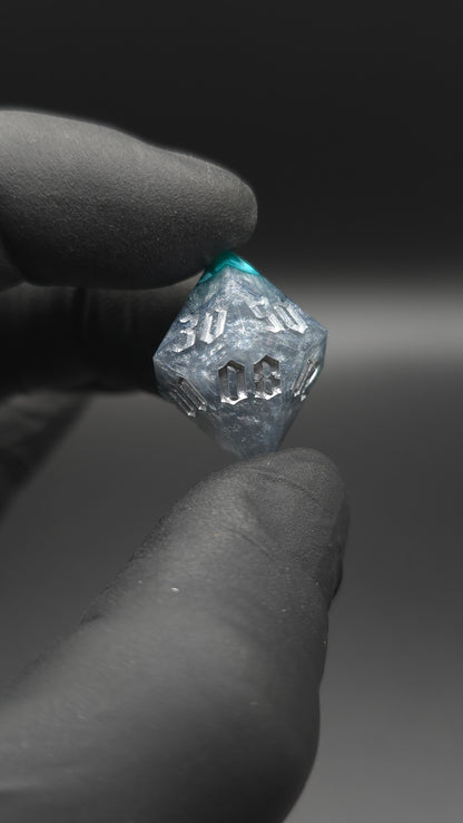 Breaking the Ice - 9-Piece Dice Set + 40mm Chonk