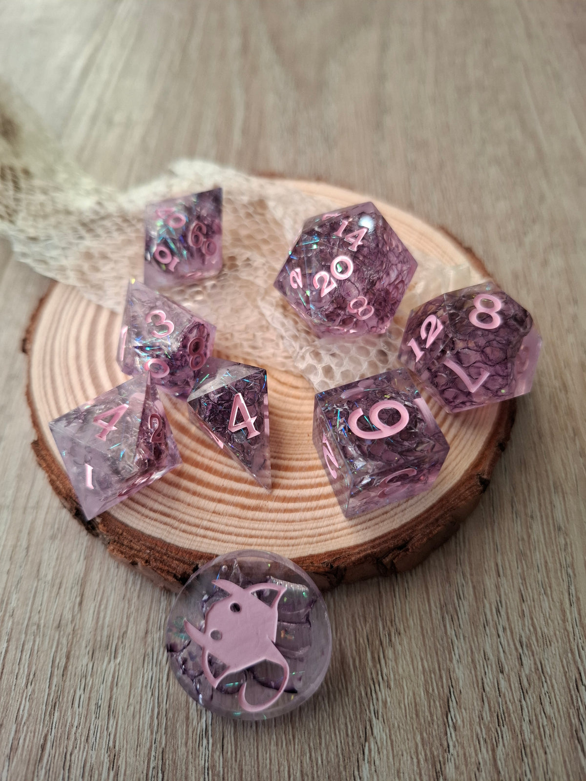 Threads of the Ouroboros - 8-Piece Dice Set