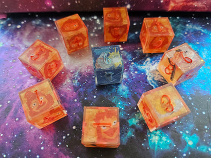 May All Your Bacon Burn - 9d6 Dice Set