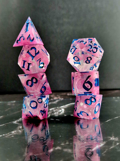 Pink Reverie - 7-Piece Dice Set
