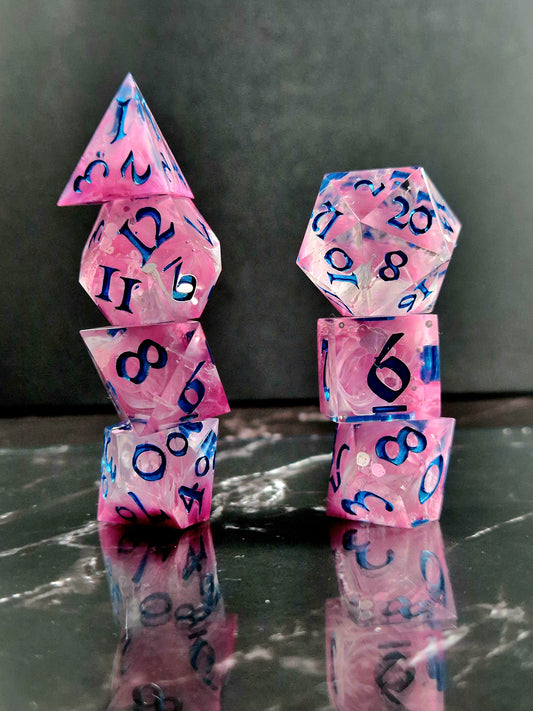 Pink Reverie - 7-Piece Dice Set