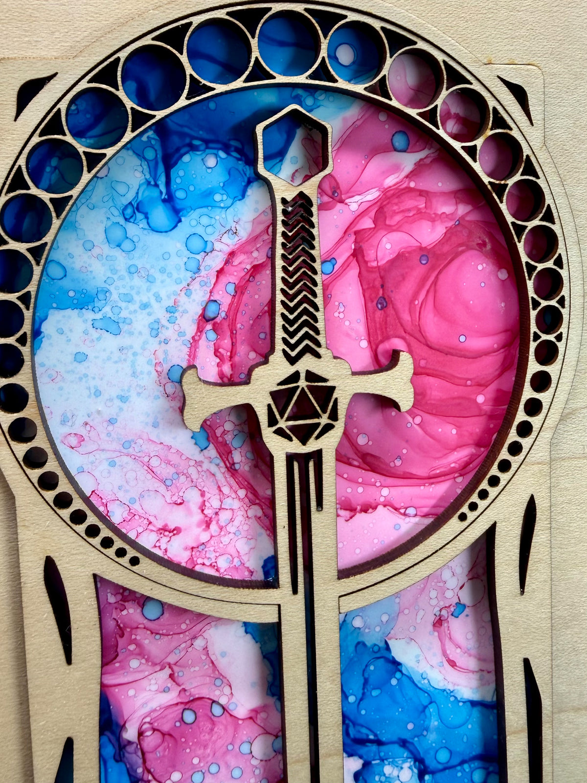 Layered Enchanted Sword Art Piece