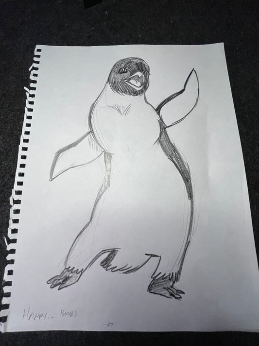 Illustrations from College Humor Sketch - Signed by Kait Thompson