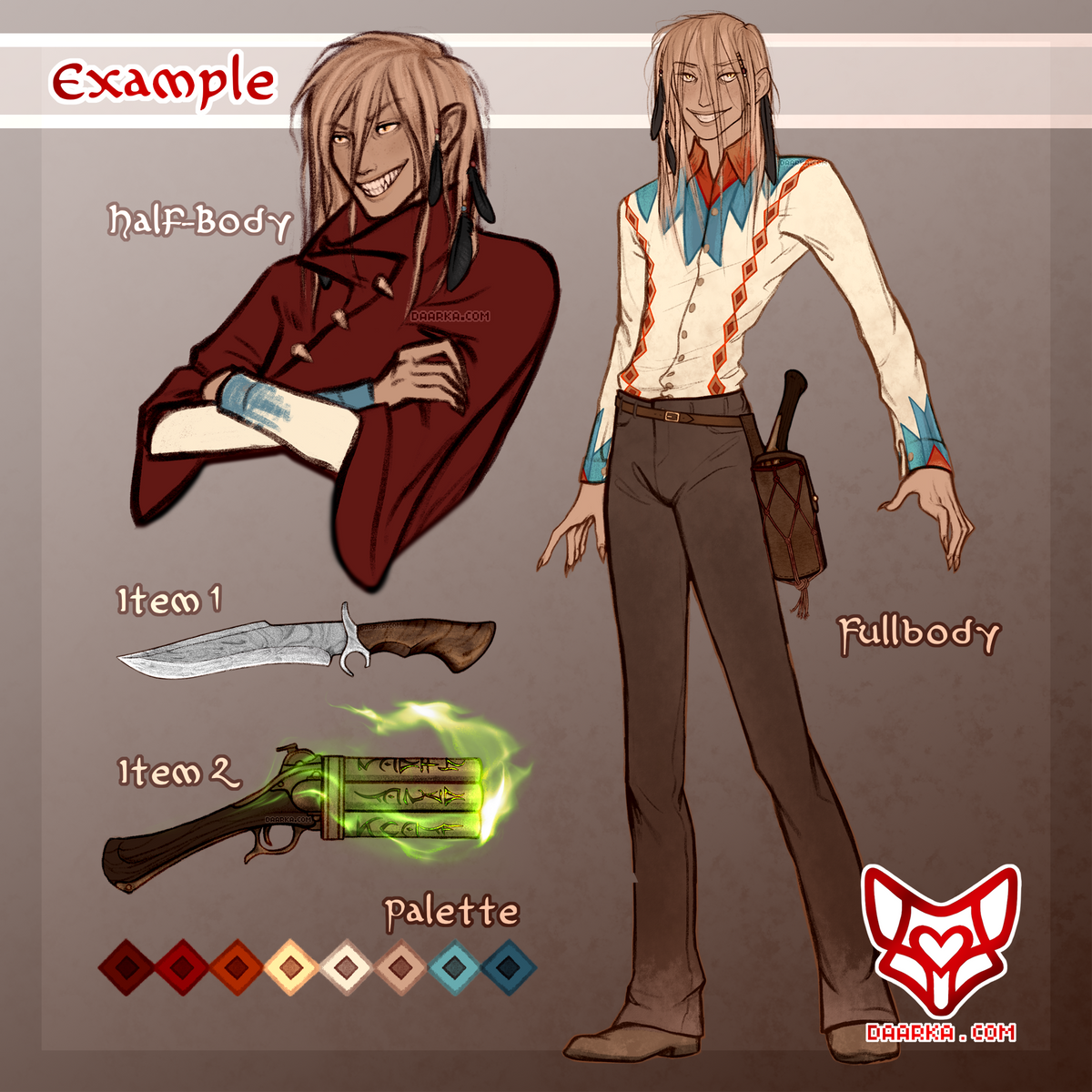 Character Reference Sheet Commission