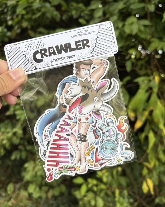 Hello Crawler Sticker Pack