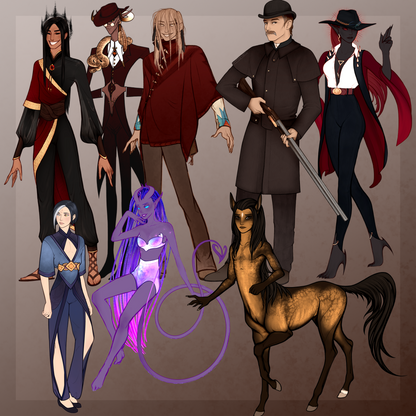 Character Reference Sheet Commission