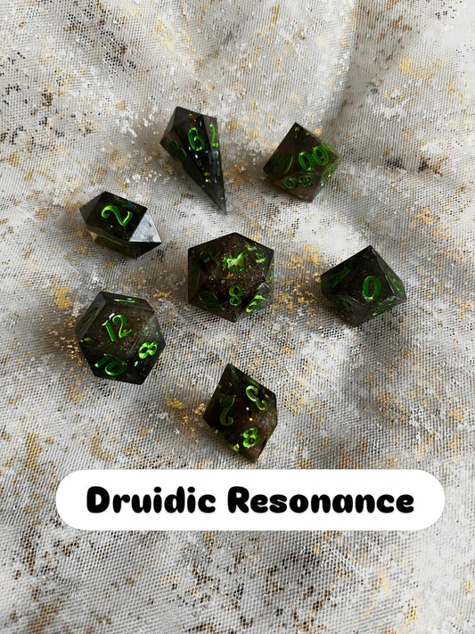 Druidic Resonance - 7-Piece Dice Set