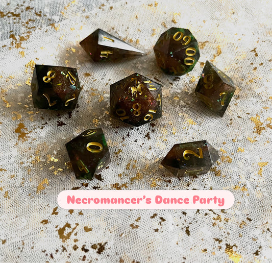 Necromancer's Dance Party - 7-Piece Dice Set