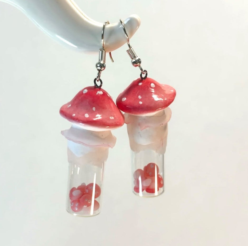 Toadstool Earrings