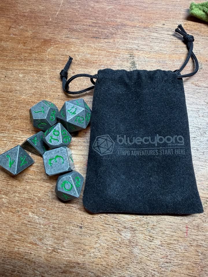 Metal Dice Set from the Finale of Lock, Stock & Two Smoking Fireballs