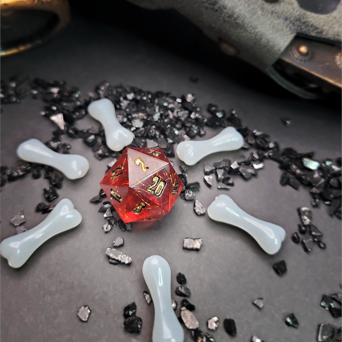 Burning Embers - 7-Piece Dice Set
