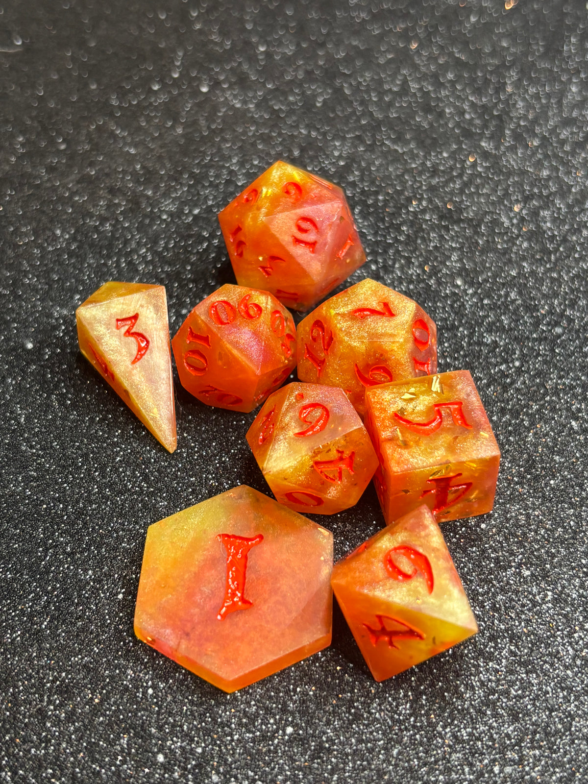 Beacon of Light - 8-Piece Dice Set