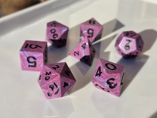 Berry Swirl - 7-Piece Dice Set
