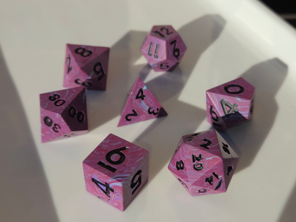 Berry Swirl - 7-Piece Dice Set