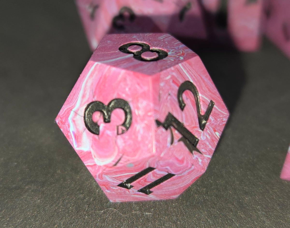 Berry Swirl - 7-Piece Dice Set