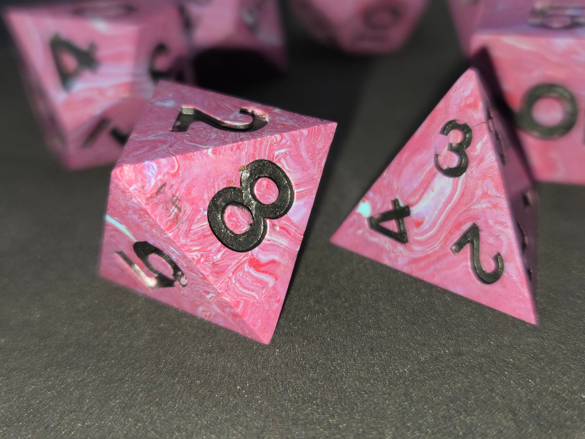 Berry Swirl - 7-Piece Dice Set